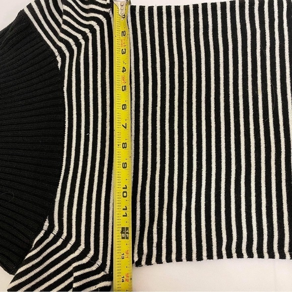 Bcbgmaxazria Stripe Turtle Neck Sweater - Picture 4 of 8